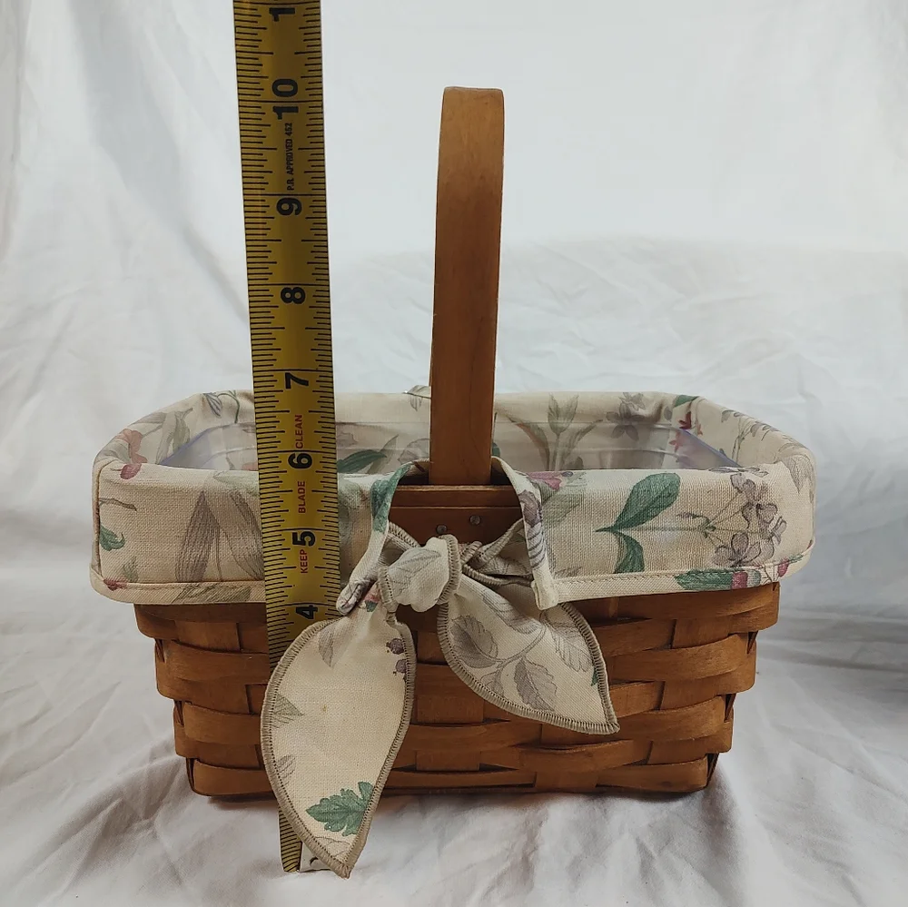 Longaberger 1992 Spring Basket Botanical Fields Liner Divided Plastic Protector - Picture 10 of 12